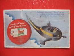 LONG POSTCARD:BOND BREAD - Helicopters