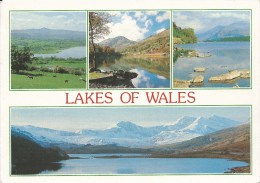 Lakes Of Wales 4 Views  PWT 29486  PGO 30174 J. Arthur Dixon Used For Notes  Front & Back Shown - Caernarvonshire