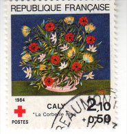 France, CR, Croix Rouge, La Corbeille Rose, N° 2345, De 1984, Oblitéré - Sonstige & Ohne Zuordnung