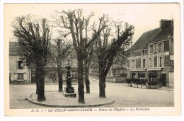 "France 78 - La Celle-Saint-Cloud - Place De L'Eglise - La Fontaine" - La Celle Saint Cloud