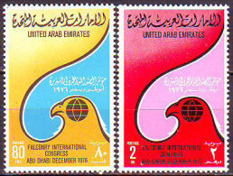 UAE -   FALCONRY CONGRESS  ABU DHABI  - **MNH - 1976 - Emirats Arabes Unis (Général)