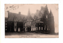 Courtalain Vue Vers 1900 De La Facade Cote Cour Du Chateau De Melles De Gontaut St Blancard Canton Cloyes Sur Le Loir - Cloyes-sur-le-Loir
