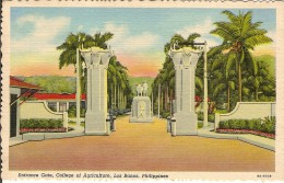PHILIPPINES-LOS BANOS-ENTRANCE GATE-COLLEGE OF AGRICULTURE - Philippines