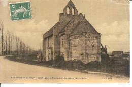 NOYERS St Lazare,ancienne Léproserie,couleur,glacée ,vernis  Ed: Cottu - Noyers Sur Cher