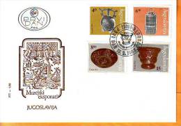 Yugoslavia 1983 Y FDC Museum Exhibits  Mi No 1969-72 Postmark Beograd 19.02.1983. - FDC