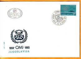 Yugoslavia 1983 Y FDC Organisations OMI  Sea Traffic Mi No 1976 Postmark Beograd 17.03.1983. - FDC