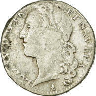Monnaie, France, Louis XV, 1/2 Écu Au Bandeau, 1/2 ECU, 44 Sols, 1744, Riom - 1715-1774 Louis XV Le Bien-Aimé