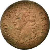 Monnaie, France, Louis XVI, Sol Ou Sou, Sol, 1791, Paris, TB, Cuivre, KM:578.1 - 1774-1791 Lodewijjk XVI