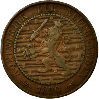 Monnaie, Pays-Bas, Wilhelmina I, 2-1/2 Cent, 1890, TTB, Bronze, KM:108.2 - 2.5 Cent