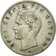 Monnaie, Etats Allemands, BAVARIA, Otto, 2 Mark, 1905, Munich, TTB, Argent - Andere & Zonder Classificatie