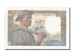 Billet, France, 10 Francs, 10 F 1941-1949 ''Mineur'', 1941, 1941-10-09, SPL - 10 F 1941-1949 ''Mineur''