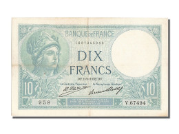 Billet, France, 10 Francs, 10 F 1916-1942 ''Minerve'', 1932, 1932-09-01, TTB+ - 10 F 1916-1942 ''Minerve''
