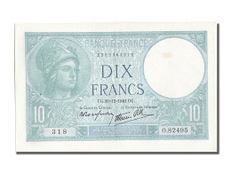 Billet, France, 10 Francs, 10 F 1916-1942 ''Minerve'', 1940, 1940-12-26, SUP - 10 F 1916-1942 ''Minerve''