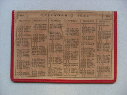 Calendario/calendarietto Porta Foglietti In Pelle 1956 - Grand Format : 1941-60