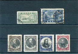 1927/28-Greece- "Navarino" Complete Set Used Hinged - Usati