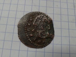 LOUIS X III "SIZAIN" 1642  (GERONE)     FRAPPE DECALEE - Errores Y Curiosidades