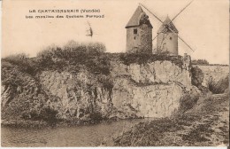 La Chataigneraie (85) - Minoterie : Les Moulins Des Rochers Perraud, Belle Carte Pas Courante - La Chataigneraie