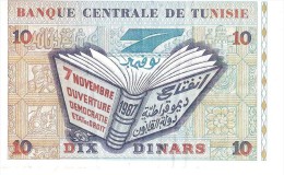 10 Dinars Bleu - Tusesië