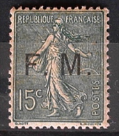 FRANCE 1901/04 - FRANCHISE MILITAIRE N° 3  - 1 Timbre NEUF* Y&T 80,00€ - Militärische Franchisemarken