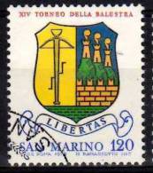 PIA - SMA - 1979 : 14° Torneo Della Balestra - (SAS  1024) - Used Stamps