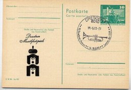 DDR P79-17b-80 C115-b Postkarte ZUDRUCK Musikfestspiele Dresden Sost. Trompete 1980 - Cartoline Private - Usati