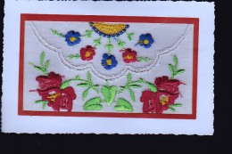 CARTE BRODEE D EPOQUE - Embroidered