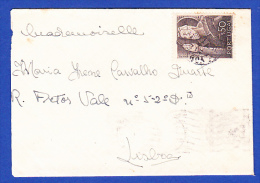 ENVELOPPE -- CACHET - PICOAS P . LISBOA - 13.VII.1948  --  2 SCANS - Briefe U. Dokumente