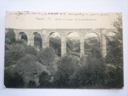 PLAUEN  I. V.  :  Partie Im Syratal Mit  Eisenbahnbrücke   1909 - Plauen