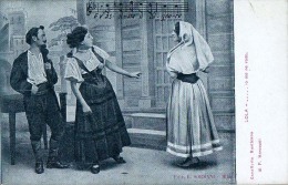 AK OPER " Cavalleria Rusticana " P.MASCAGNI ,LOLA  OLD POSTCARD VOR 1904 - Opéra