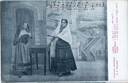 AK OPER " Cavalleria Rusticana " P.MASCAGNI ,LUCIA SANTUZZA OLD POSTCARD VOR 1904 - Opéra