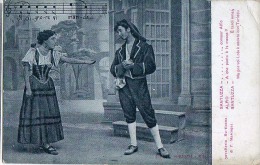 AK OPER " Cavalleria Rusticana " P.MASCAGNI , ALFIO SANTUZZA  OLD POSTCARD VOR 1904 - Opéra