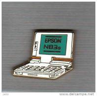 Pin´s  Marque  Ordinateur  EPSON  NB3s  ( ARTHUS  BERTRAND ) - Arthus Bertrand