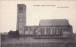 BEL23/ Zeldzaam, Rare,  Ed. De Roo Aldaar, Damme Eglise Notre Damme  Ca 1910 - Damme