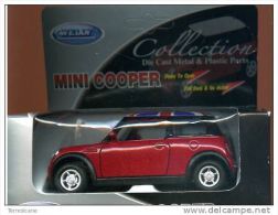 X WELLY MINI COOPER ENGLISH FLAG DOORS OPEN GO FICTION 1/32 NUOVO IN BOX - Escala 1:32