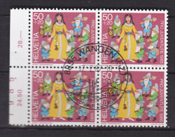 Schweiz MarkenheftchenBlatt 152 Gestempelt - Postzegelboekjes