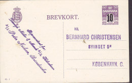 Denmark Postal Stationery Ganzsache Entier 10 Auf 12 Ø (83-I) LEMVIGH MÜLLER & MUNCH A/S Preprinted Card Unused - Enteros Postales