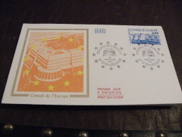 A4..PREMIER JOUR D´EMISSION...CONSEIL DE L'EUROPE...13 DECEMBRE 1986..67 STRABOURG..timbres. Collection.FDC - Non Classés