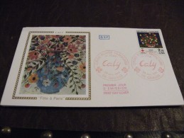 A4..PREMIER JOUR D´EMISSION...CALY."FETE A PARIS"...24 NOVEMBRE 1984...06 GRASSE....timbres...collecti On.FDC - Non Classés