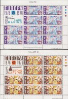 1976.- MALTA  -  EUROPA 1976  - SERIE  2 V.-en  DOS HOJAS  BLOQUE De 10 ( SHEET Of 10 ) - MNH *** - 1976