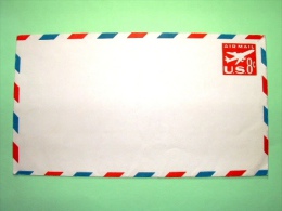 USA 1962 Stationery Stamped Cover - 8c - Plane - 1961-80