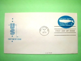 USA 1970 FDC Stationery Stamped Cover - New Bedford - 6c - Whale - Moby Dick - Herman Melville - 1961-80