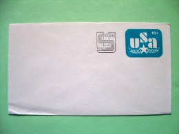 USA 1978 Stationery Stamped Cover - Revalued 16c To 15c - 1961-80