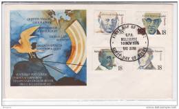 1976  Antarctic Explorers  FDC - Primo Giorno D'emissione (FDC)