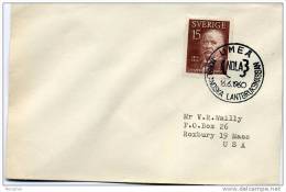 1960  UMEA  Special Cancel - Lettres & Documents