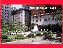 US - USA - Stati Uniti - Cartolina Viaggiata Nel 1966 - Pittsburgh - Mellon Square Park - Pittsburgh