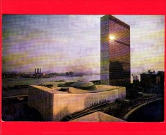 US - USA - Stati Uniti - Cartolina Viaggiata Nel 1967 - New York - Palazzo Delle Nazioni Unite - Palazzo Di Vetro - Autres Monuments, édifices