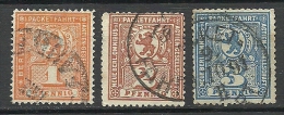 Deutsches Reich Privatpost Packetfahrt AG BERLIN Ca 1880 - Postes Privées & Locales