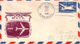 ENVELOPPE AVEC TIMBRE .ETATS UNIS.PAR AVION.ENTIER POSTAL. - Marcophilie