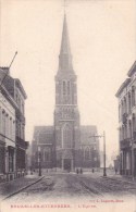 Bruxelles-Etterbeek.  -  L'Eglise;  Prachtige Kaart  Maar  Met  Schuine Plooi!  1900 - Etterbeek
