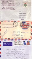 ENVELOPPE AVEC TIMBRE .ETATS UNIS.PAR AVION. - Postal History